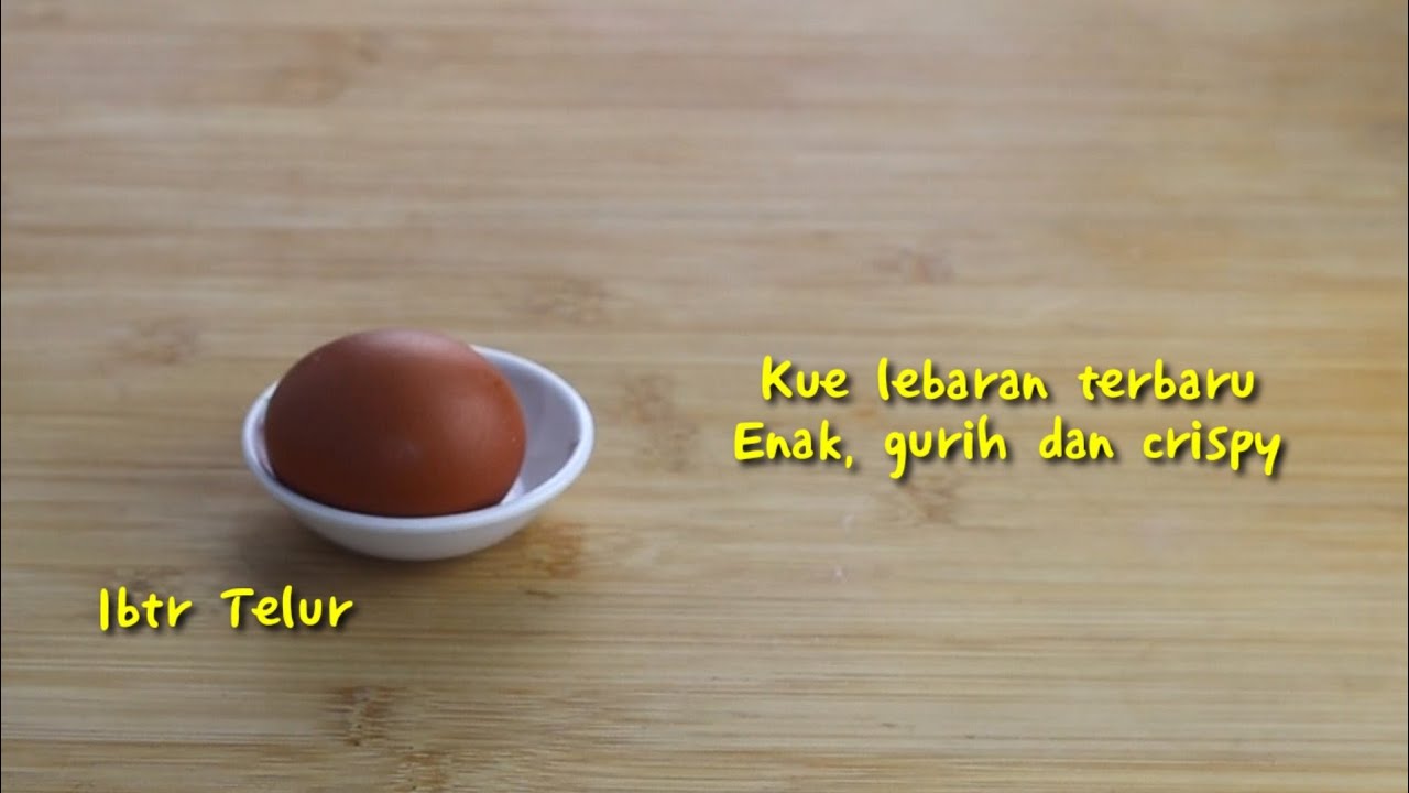 CUMA 1 TELUR JADI KUE LEBARAN YANG ENAK GURIH DAN CRISPY