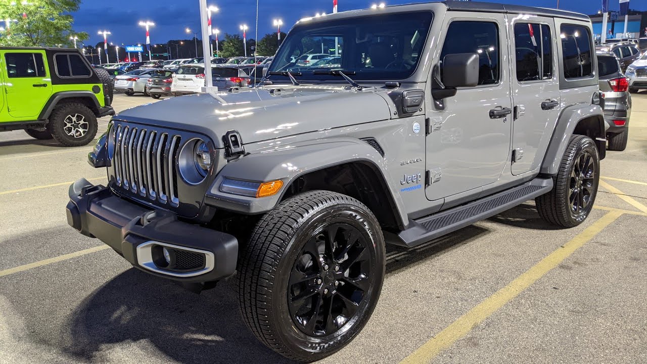 Jeep Wrangler 4xe 2021 года. Один из самых дешёвых внедорожников!