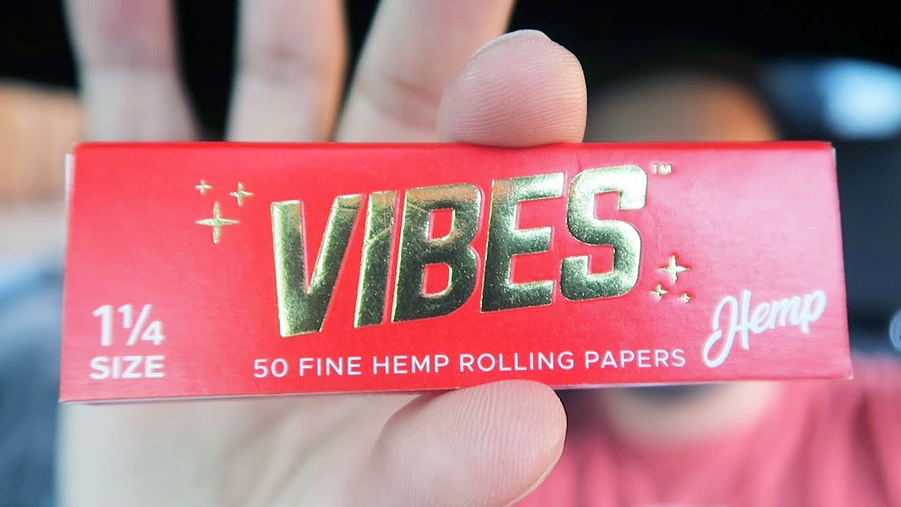 VIBES HEMP ROLLING PAPERS REVIEW! (COOKIES JOINT)