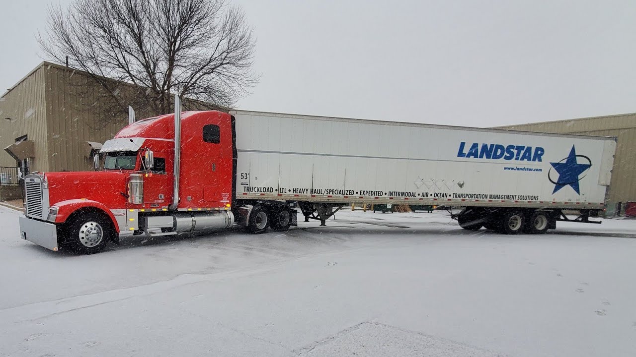 POV Driving Freightliner Classic XL with 8300lbs. I lost traction on I35 in snow storm. $4.06 a mile