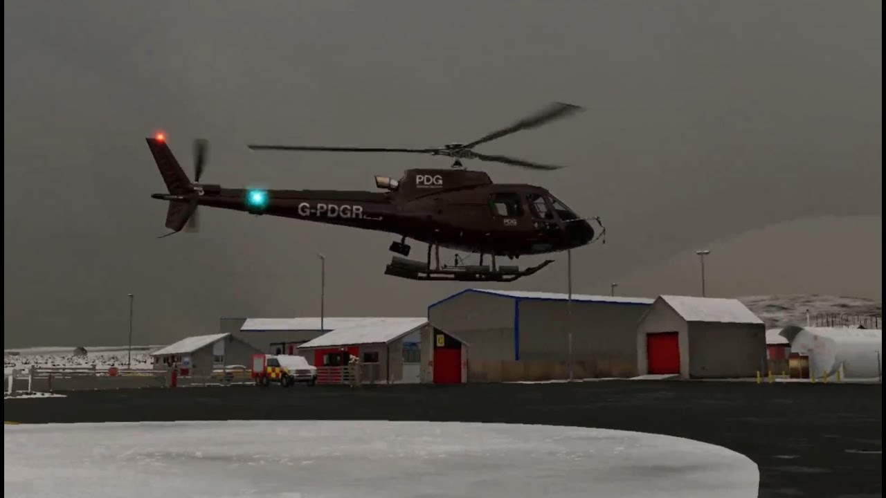 Out Skerries to Tingwall Airbus H125