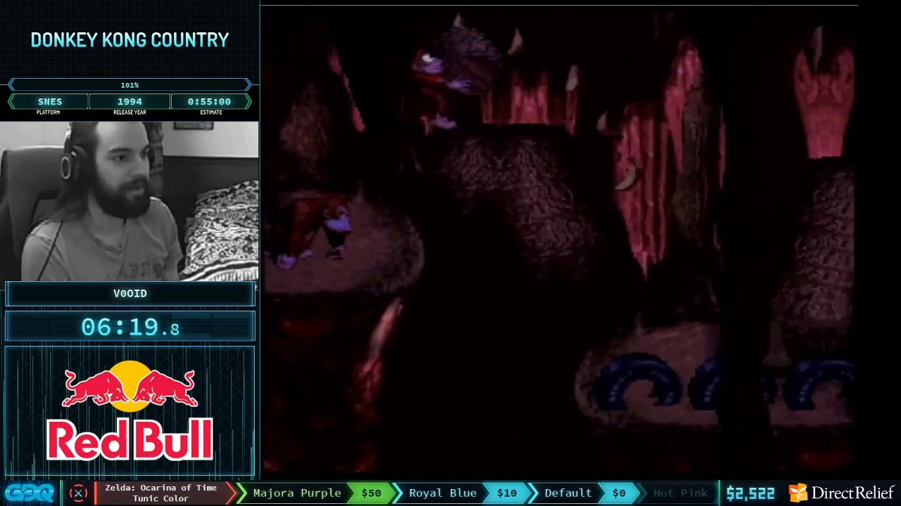 Donkey Kong Country by V0oid in 48:11 - Corona Relief Done Quick