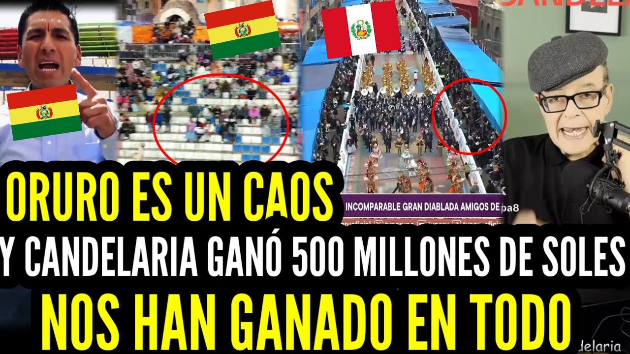 PUNO GANÓ 500 MILLONES!!😱 BOLIVIANOS ENOJADOS por LO que PASA con ORURO y LA CANDELARIA fue RECORD