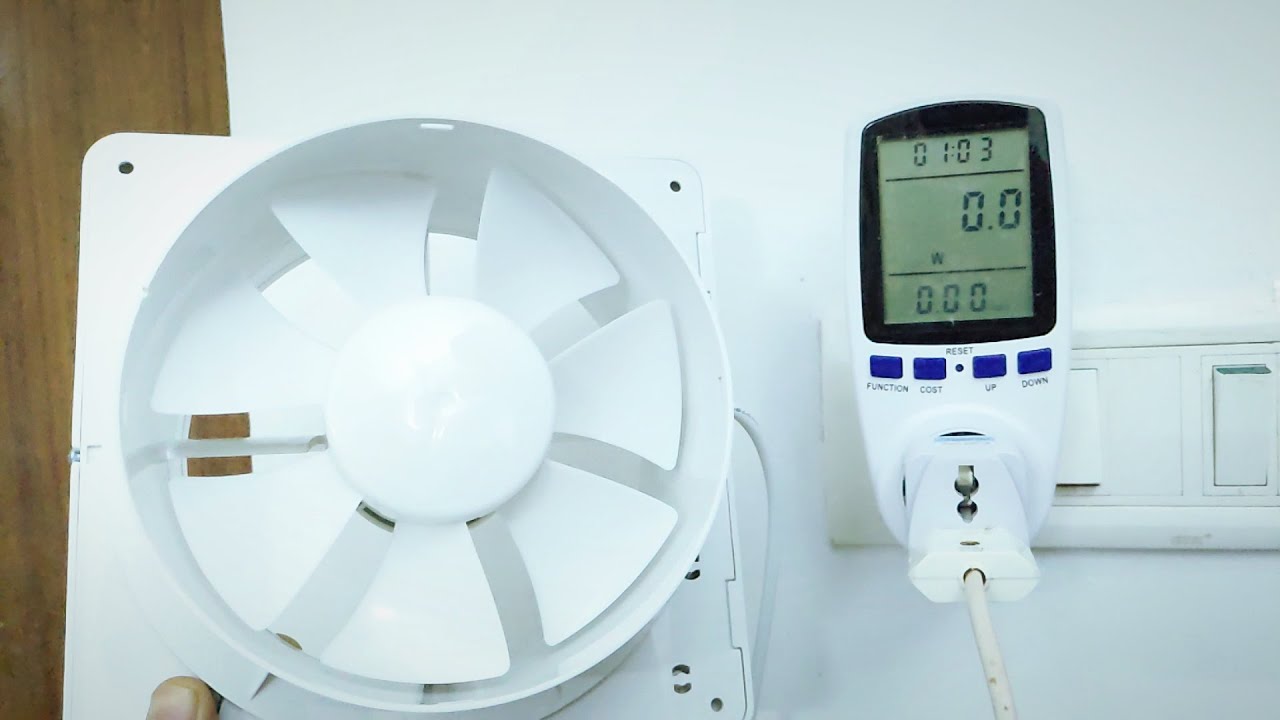 BLDC Exhaust Fan Test - Atomberg Studio (Designed in India)