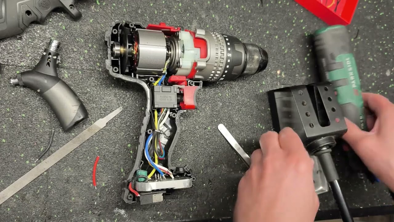 Réparation perceuse Parkside performance 150nm avec contrôleur Aliexpress