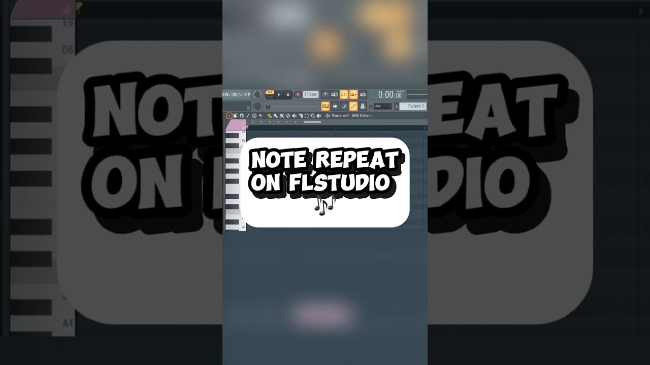 Note repeat on Fl Studio🎶