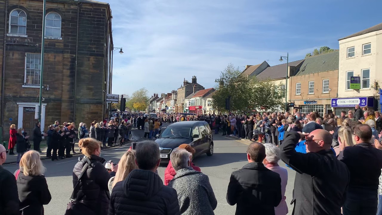 John Storey&rsquo;s funeral procession