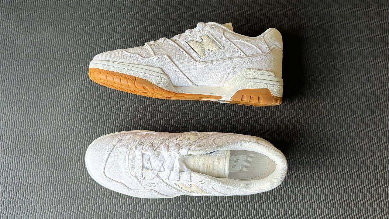 Unboxing the New Balance 550 in White and Moonbeam. Size 10.