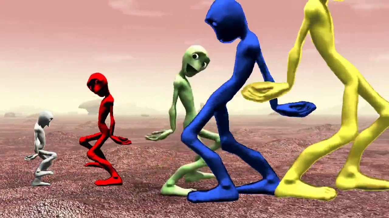 Alien dance , alien joget