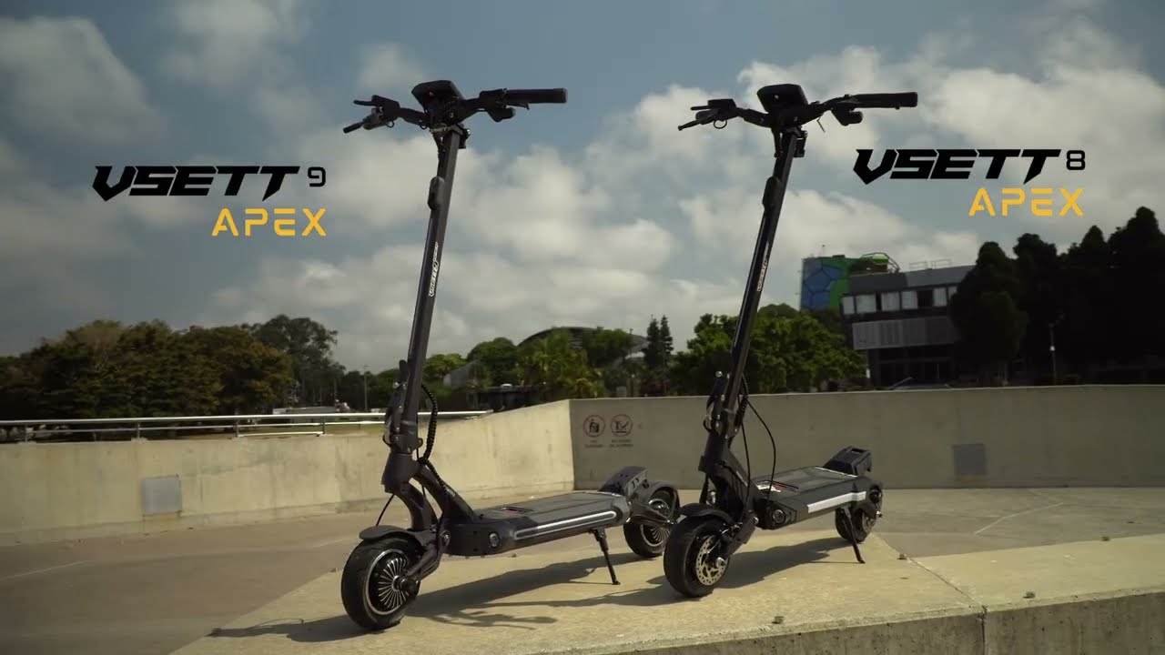 VSETT 8 Apex and VSETT 9 Apex E-Scooters | Two Scooters, One Mission