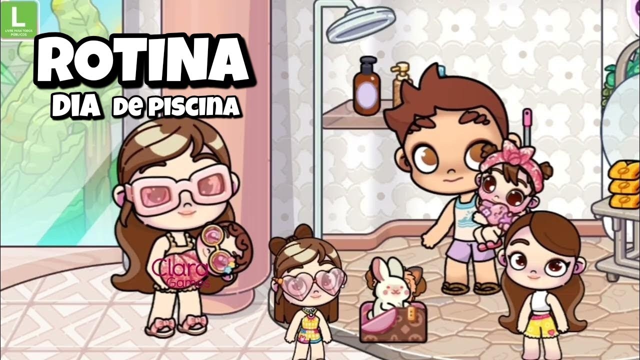 DIA DE PISCINA EM CASA | AVATAR WORLD