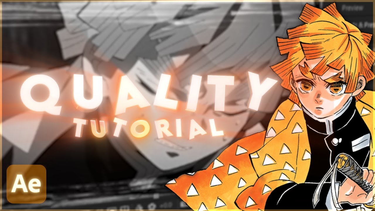 BEST QUALITY For AMV Edits | After Effects Tutorial