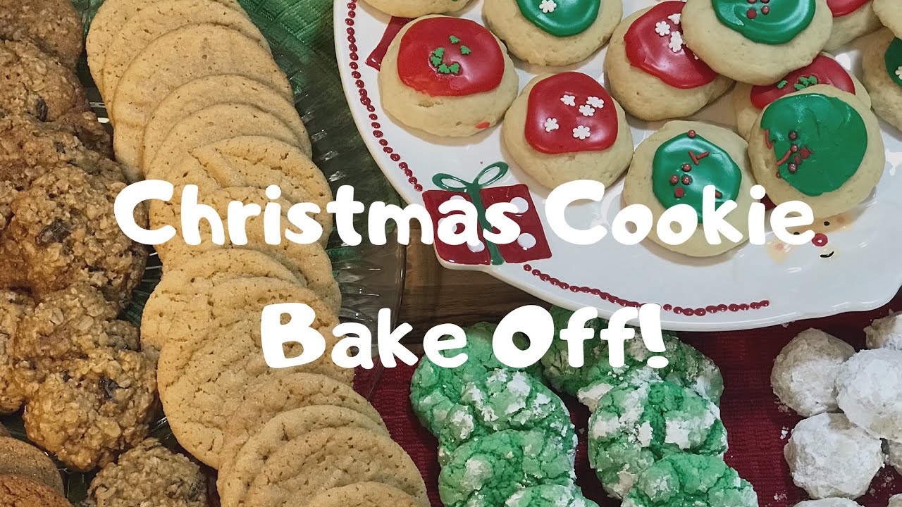 Christmas Cookie Bake Off! With 5 cookie recipes!