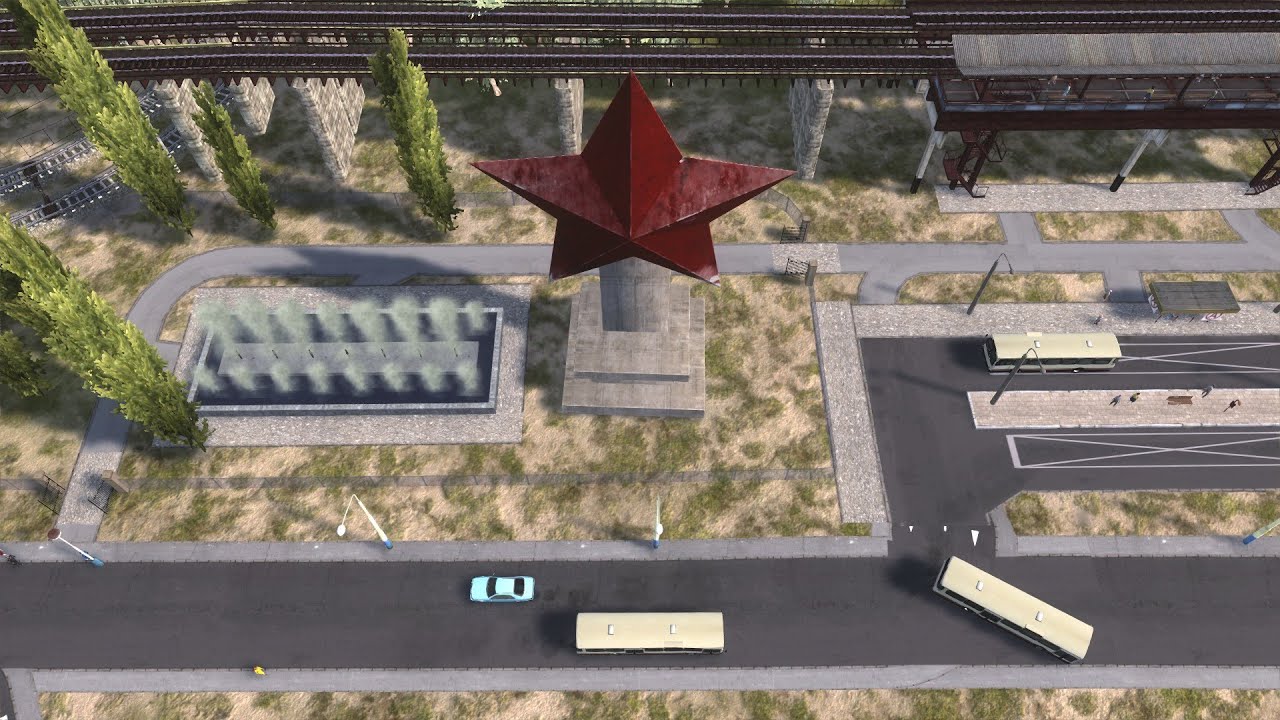 Bus drive: Goben - Bergsdorf [~ Workers & Resources: Soviet Republic ~]