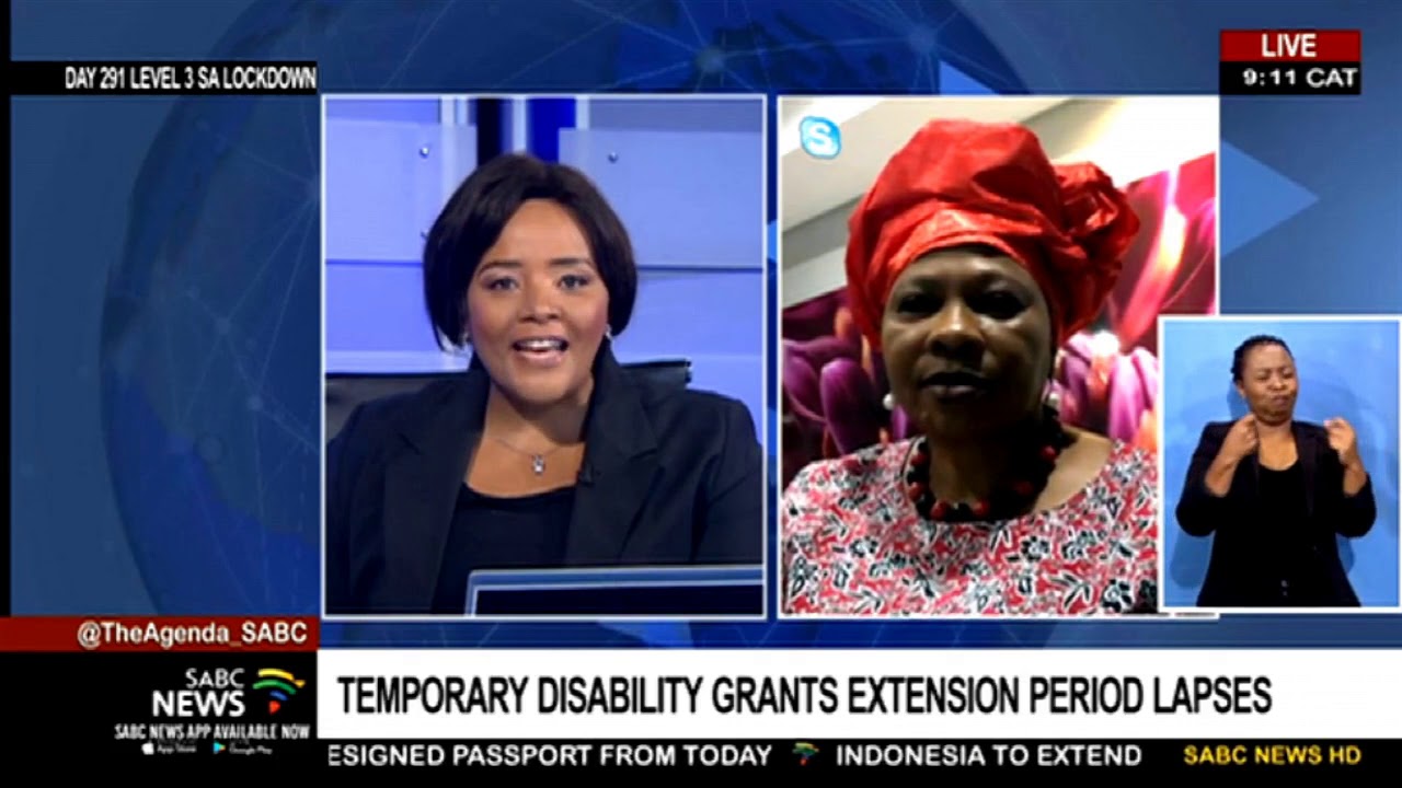 Temporary disability grants extension period lapses: Busi Memela