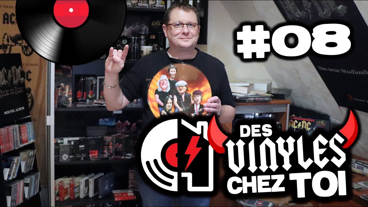 DES VINYLES CHEZ TOI #08 : Chez Olivier 🏠🔥👹 (collectionneur de AC⚡️DC) | Monsieur Vinyl