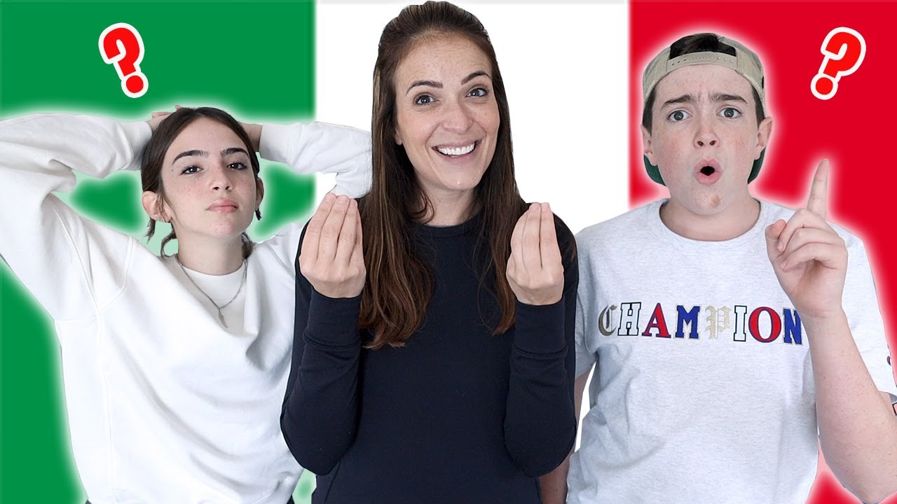 SPEAKING ONLY ITALIAN FOR 24 HOURS!