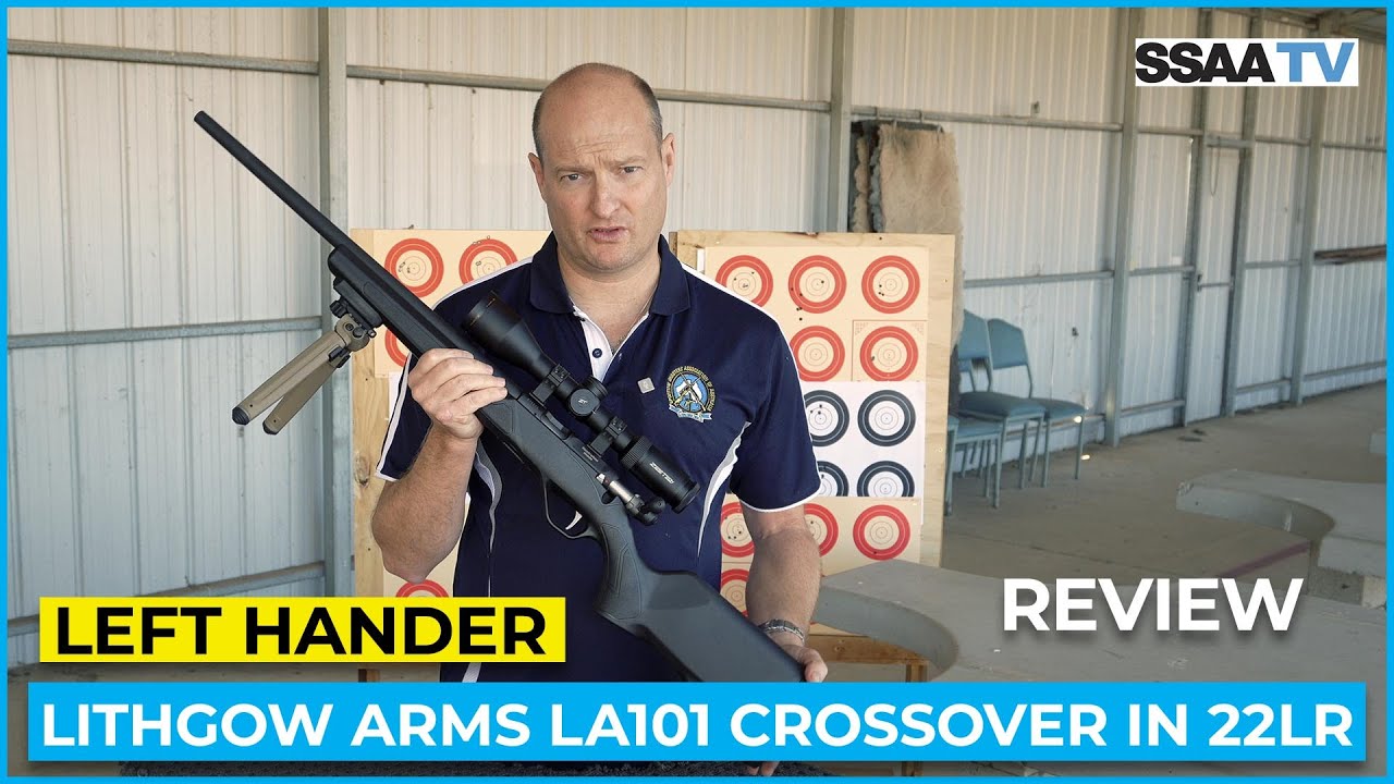 Left-Handed Rifle Review: Lithgow LA101 Crossover in .22LR