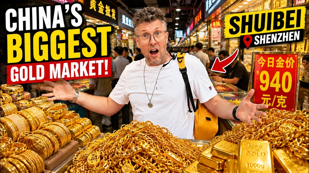 I Visited China&rsquo;s BIGGEST Gold Market
