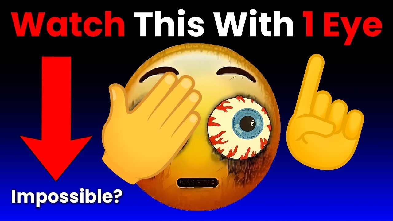 Смотрите это видео ТОЛЬКО ОДНИМ ГЛАЗОМ! 🤩