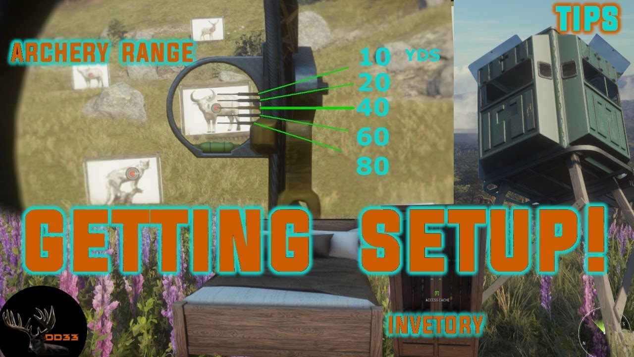 GETTING SETUP on Parque Fernando!! *ARCHERY Range* Call of the Wild  THEHUNTER 2018