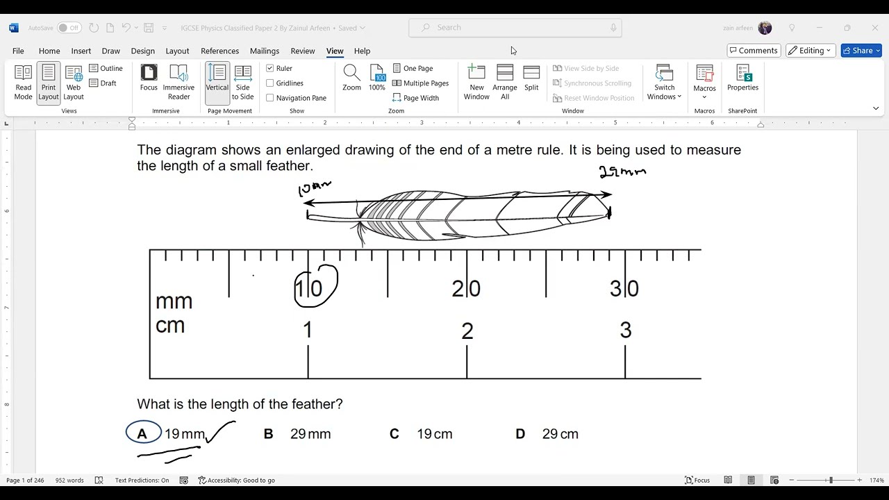Physical Quantities and Measuring Techniques MCQs 1 to 11 IGCSE Physics