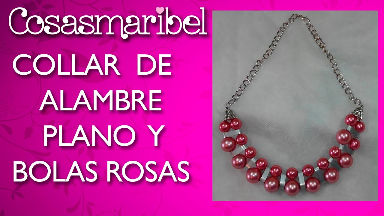 Crea tu collar de alambre plano en tendencia total.