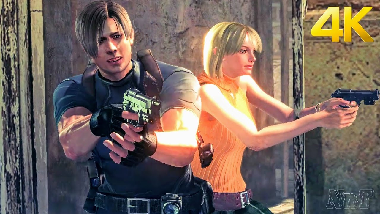 Classic Leon x Ashley with Cutscenes Gameplay (Ch 1-2) Resident Evil 5