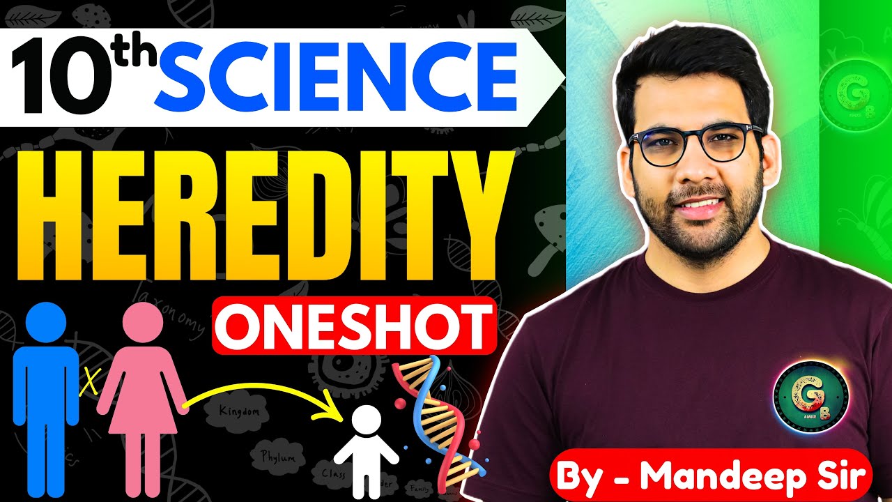 Heredity Class 10 Oneshot || class 10 science heredity || Complete chapter #heredity #class10
