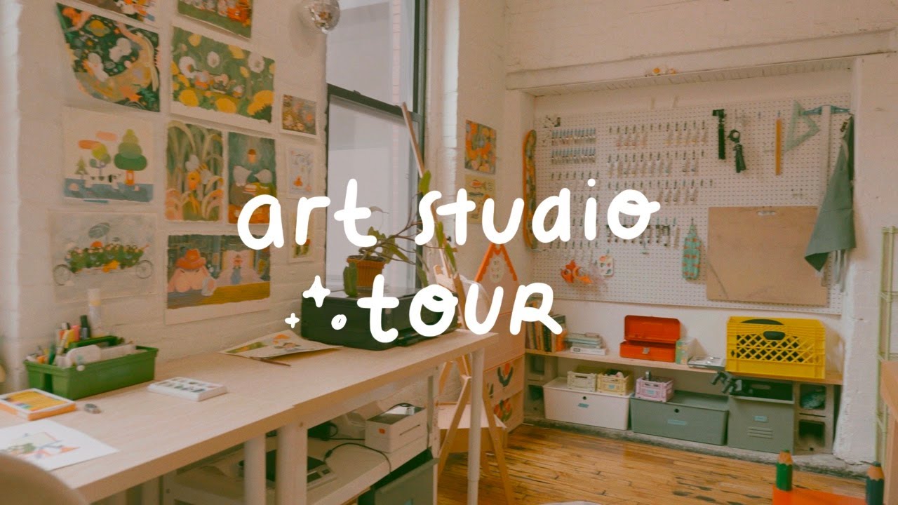 A Tour of My $725 Art Studio in Philly ✨