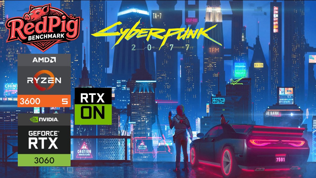 Cyberpunk 2077: Ryzen 5 3600 + RTX 3060 12GB (LOW/MED/HIGH/ULTRA+DLSS+FG+RTX [1080p]