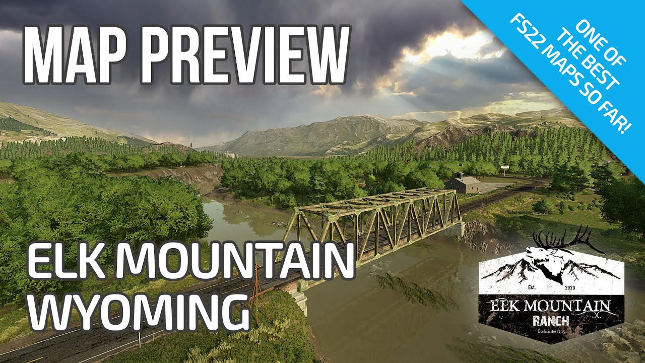 Elk Mountain, Wyoming - A Stunning 4x Map for PC - Farming Simulator 22