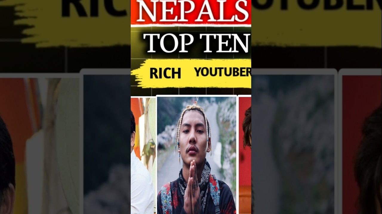Top 10 nepali youtubers list !😱wait for number one ?🤔#top10nepaliyoutubers