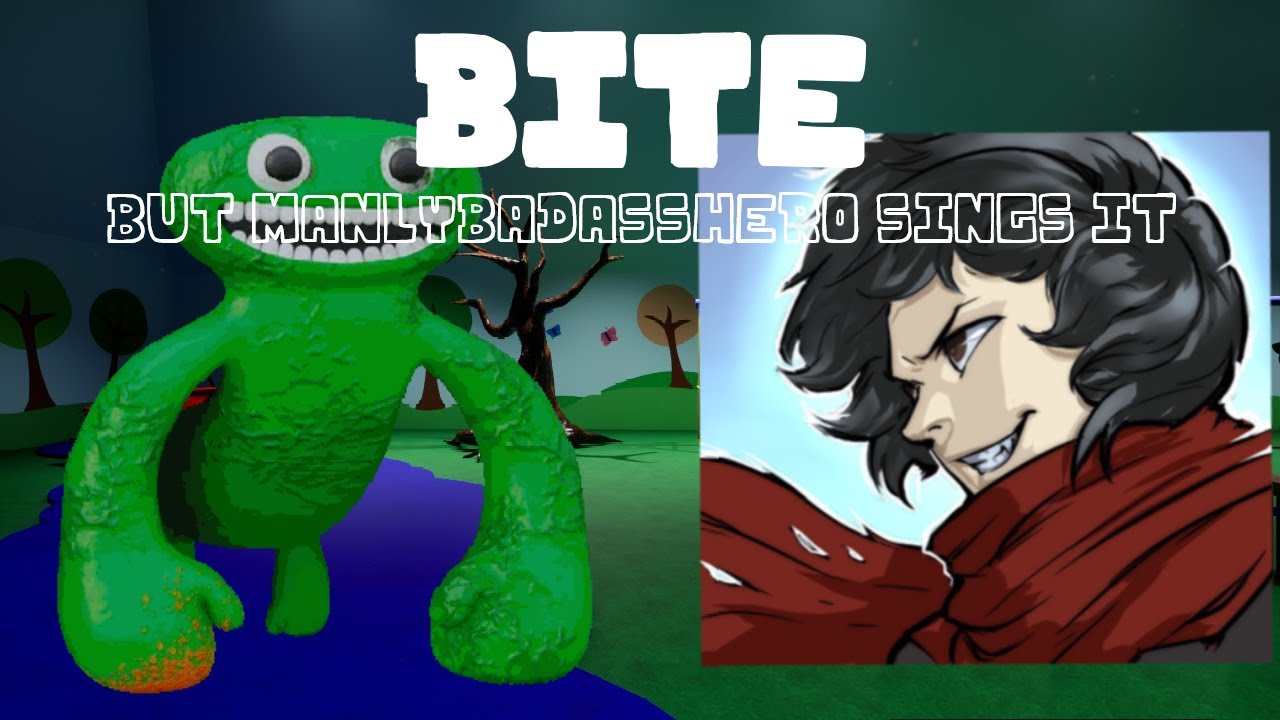 Bite (Garden of Banban Mix) But ManlyBadassHero sings it [+ CHROMATIC SCALE] - Friday Night Funkin'