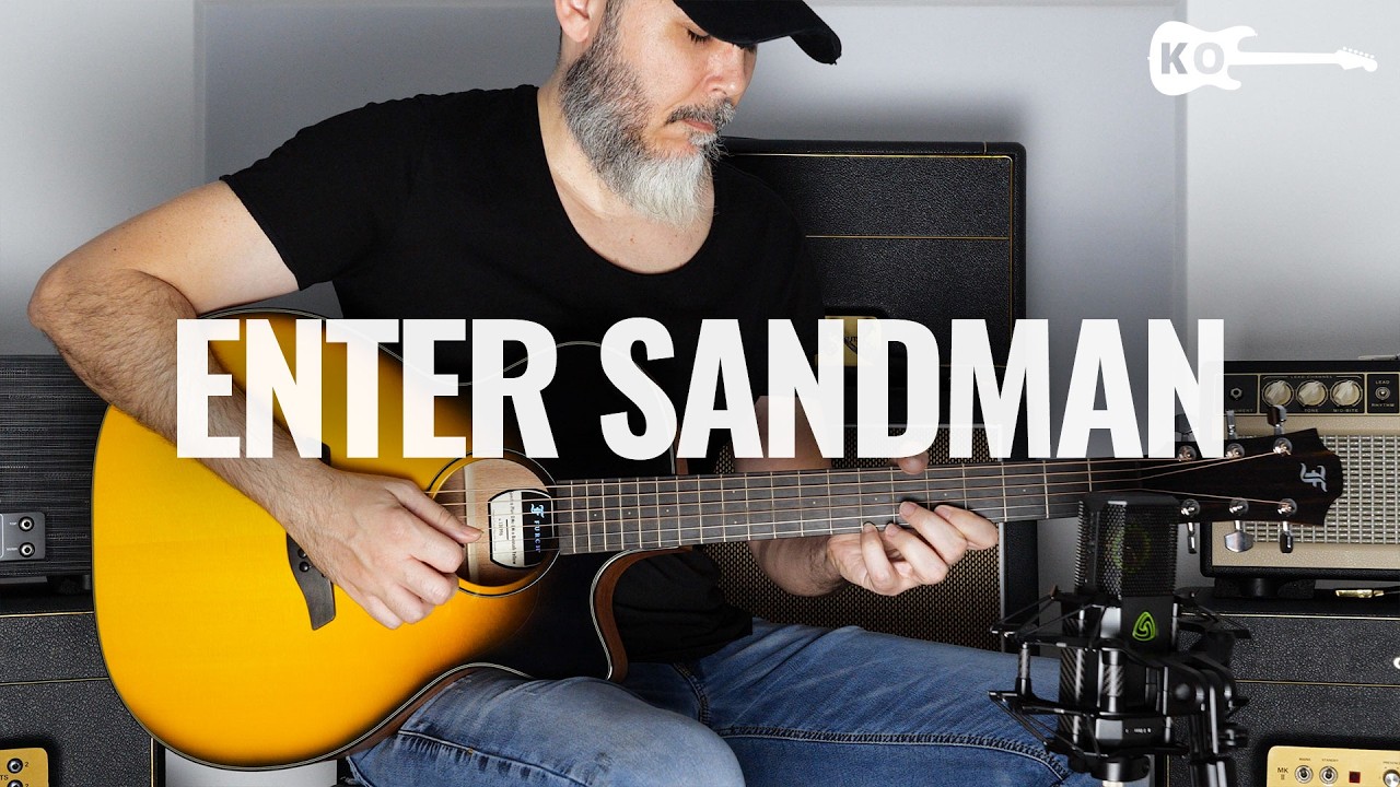 Metallica - Enter Sandman - Reprise &agrave; la guitare acoustique par Kfir Ochaion - Furch Spectra