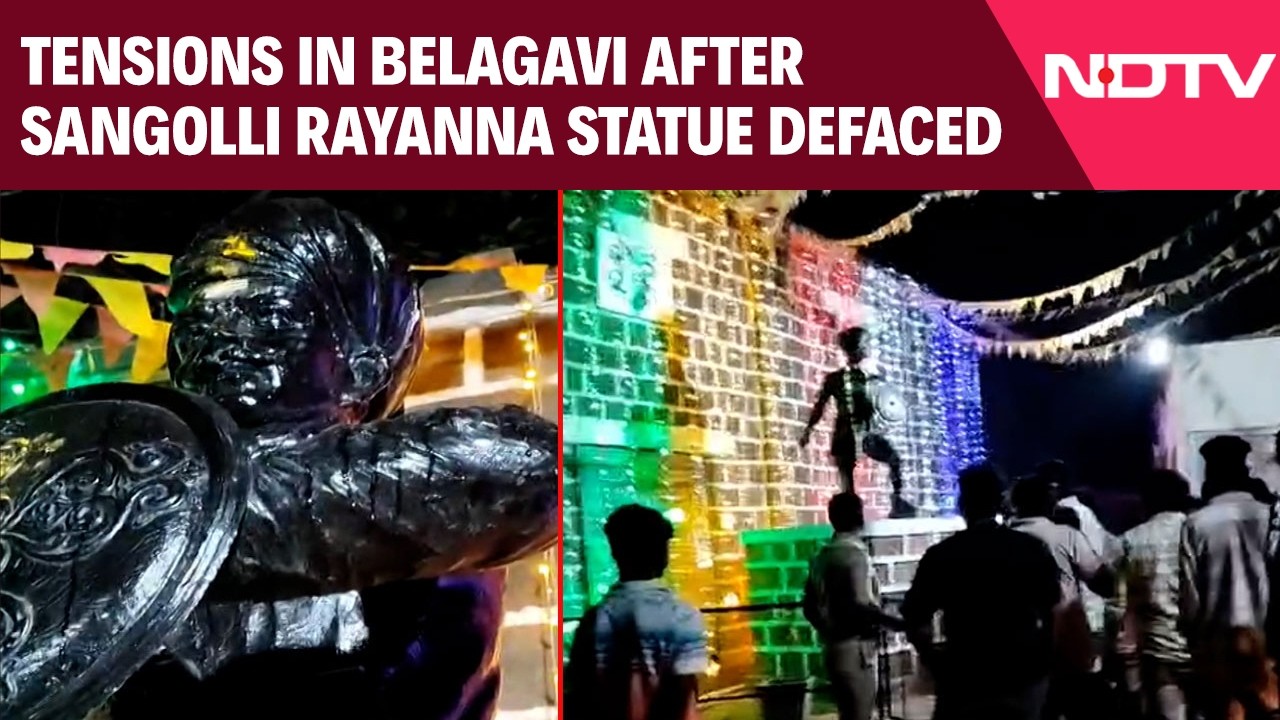 Karnataka News | Belagavi Tensions LIVE | Sangolli Rayanna Statue Defaced | Karnataka Tensions