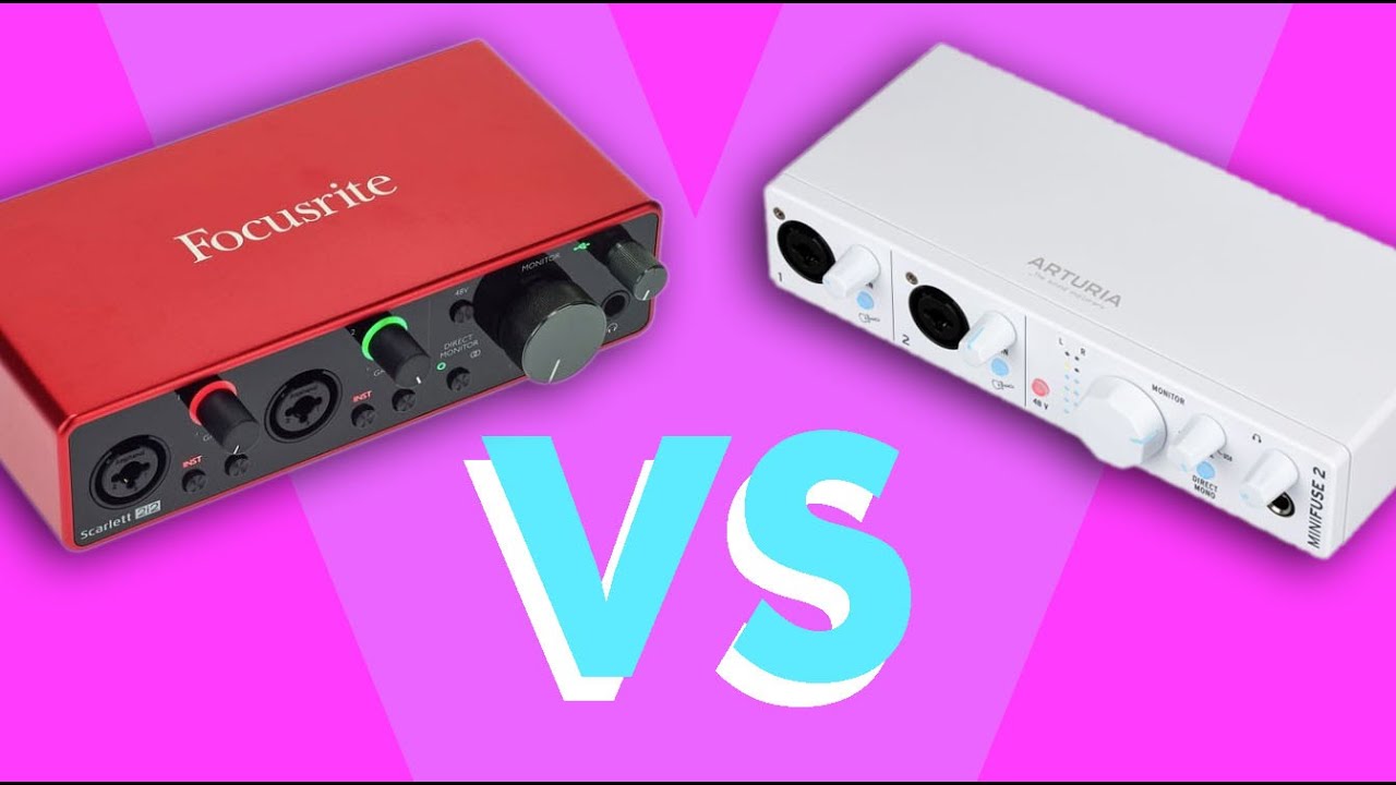 🥊MINIFUSE vs SCARLETT cual es la mejor interfaz barata, descúbrelo aquí