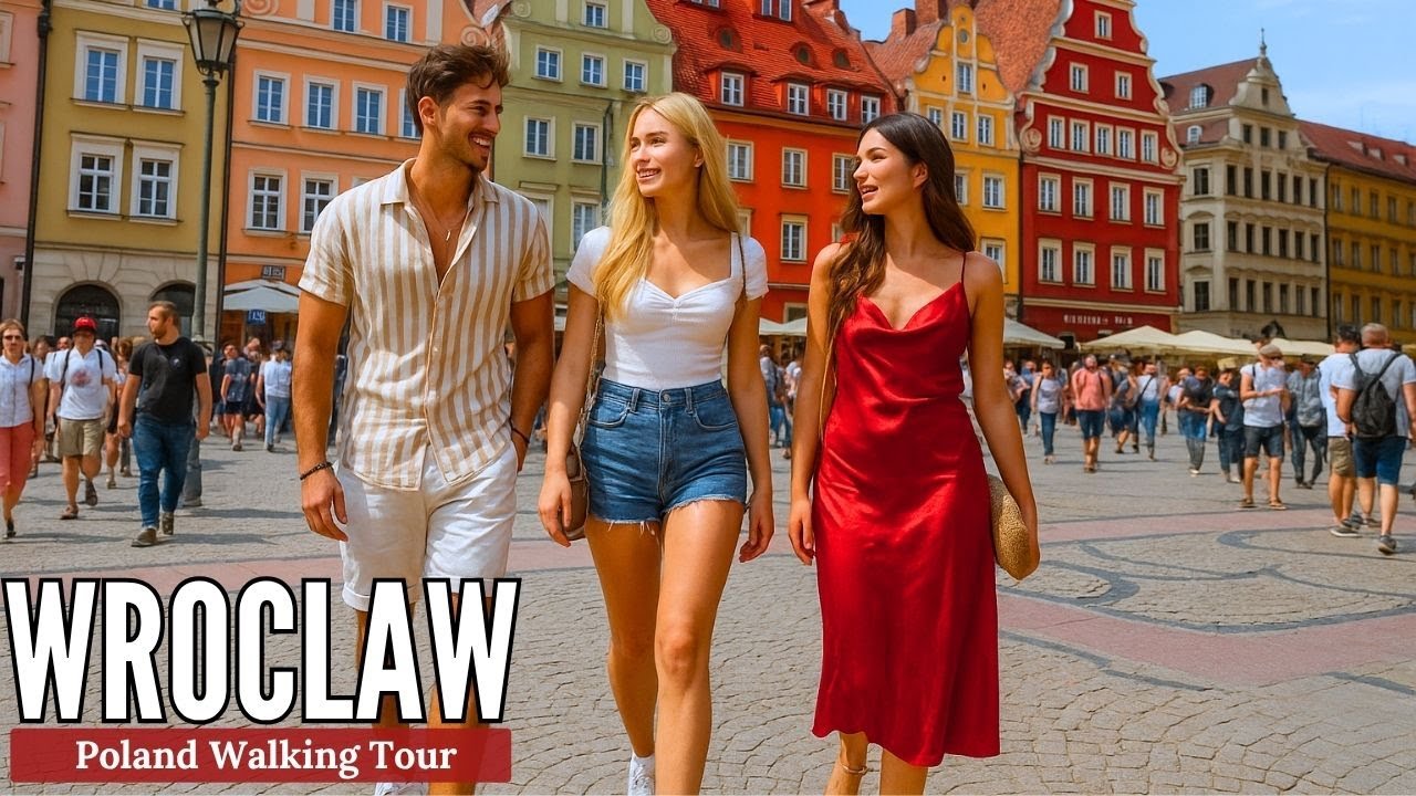 Discover Wrocław, Poland 🇵🇱 | Fairytale Old Town & Colorful Streets in 4K