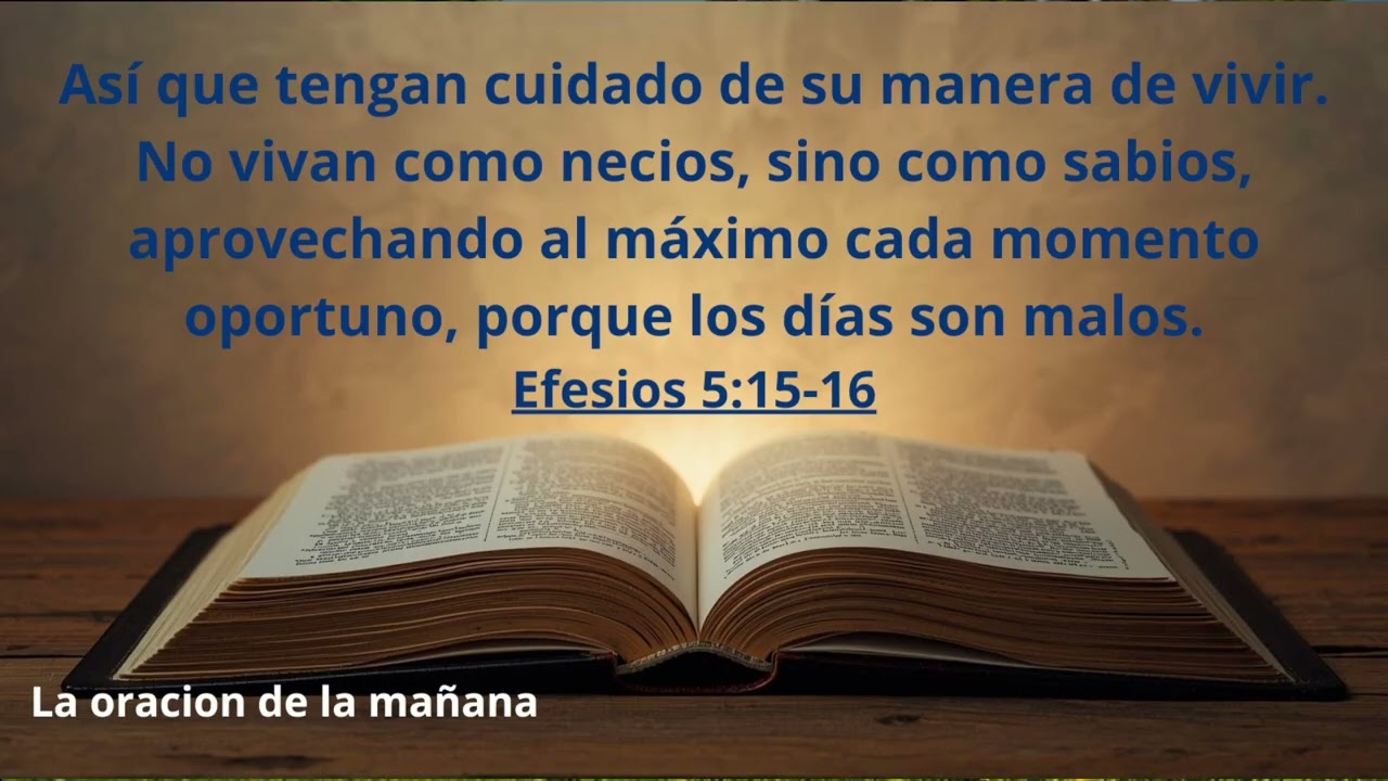 LA ORACIÓN DE LA MAÑANA