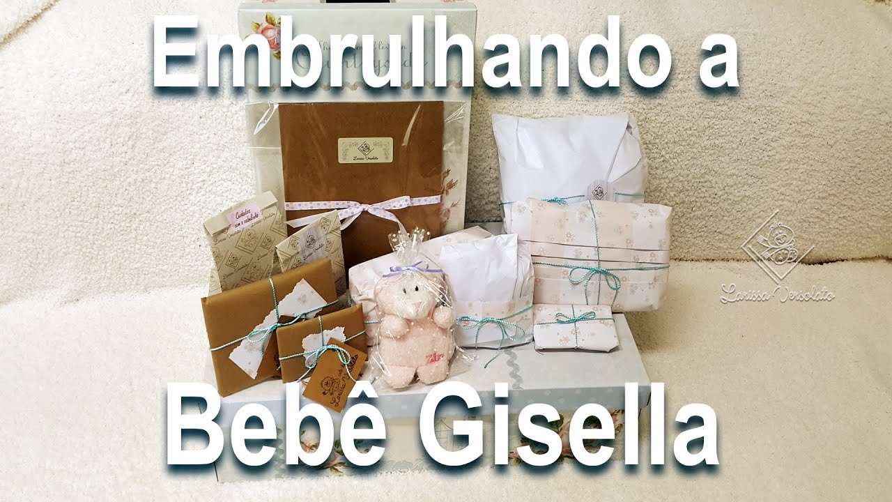 Embrulhando a Bebê Gisella - Box Packing Reborn Doll (ASMR)
