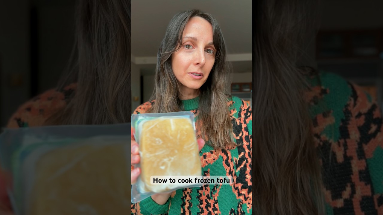 FREEZE YOUR TOFU for a meatier texture and more flavor! Cook without thawing for crispy tofu! Boil!
