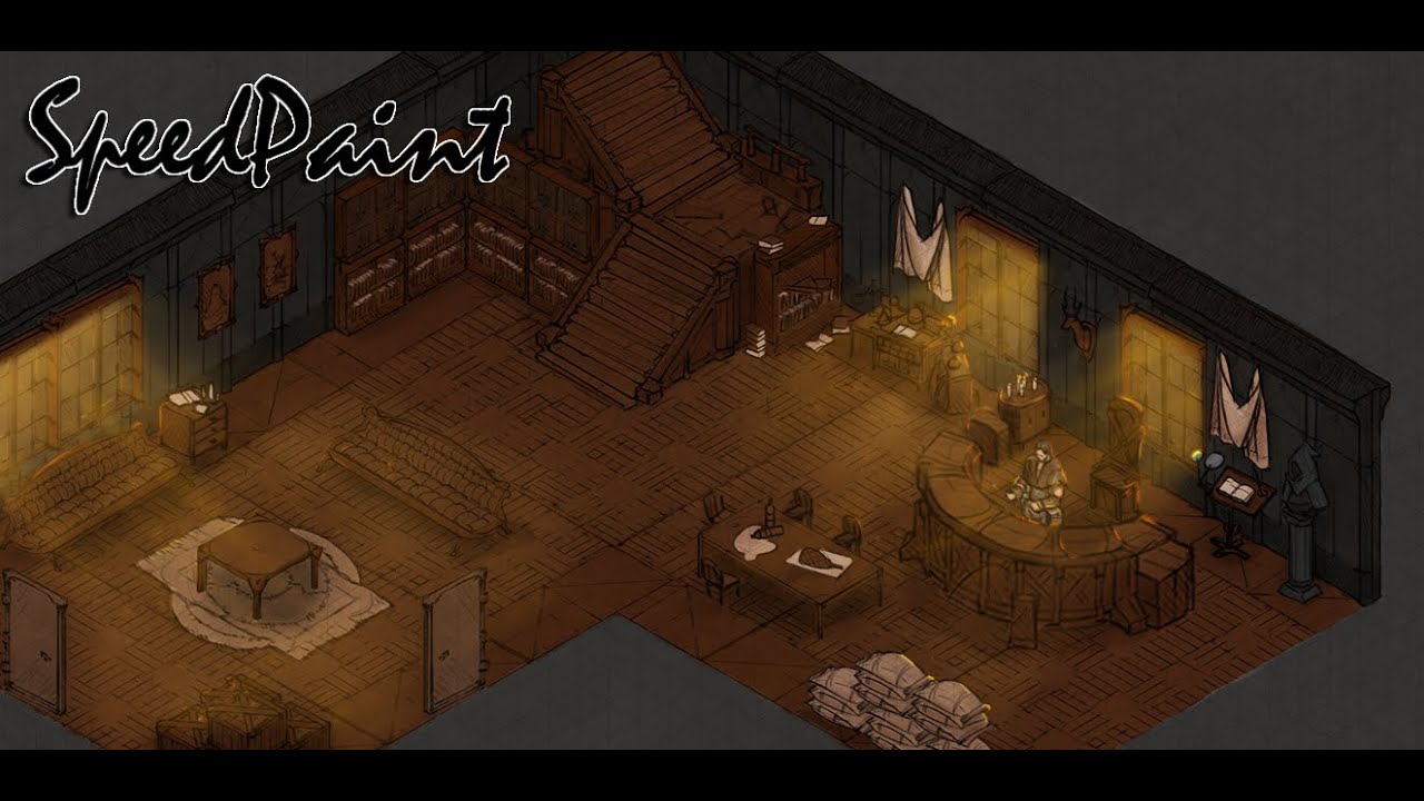Isometric D&D map (speedpaint) Epic Isometric