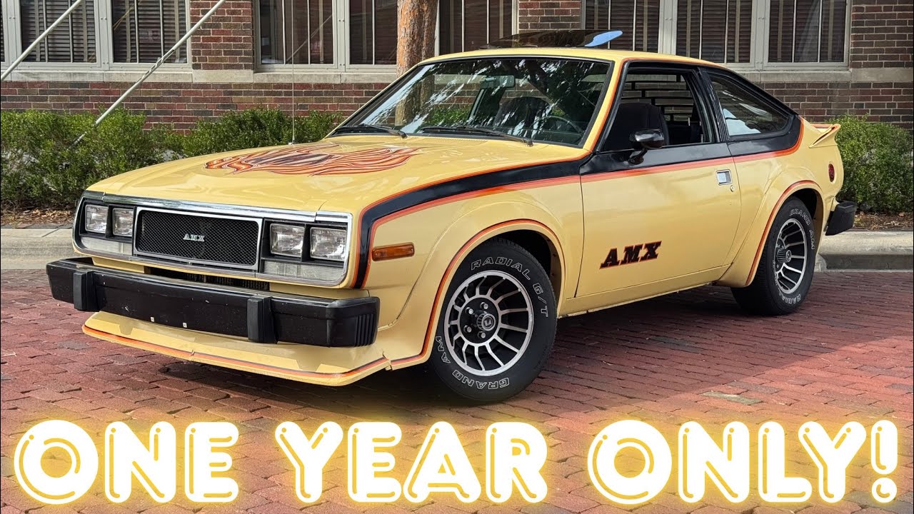 Всего один год, 304 V-8, 4-ступенчатая механика, 1979 AMC Spirit AMX. Пробег 61 тыс. миль, полнос...