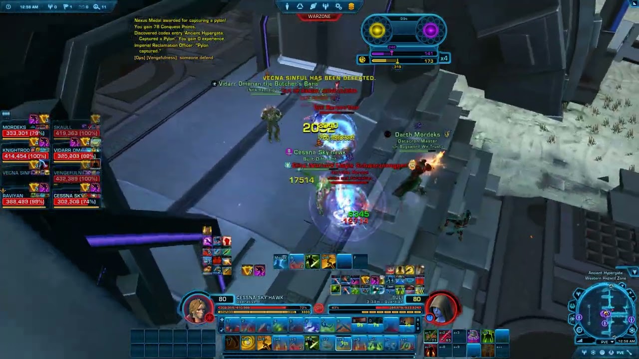 SWTOR 7.5 PvP - Concealment Operative: Ancient Hypergate