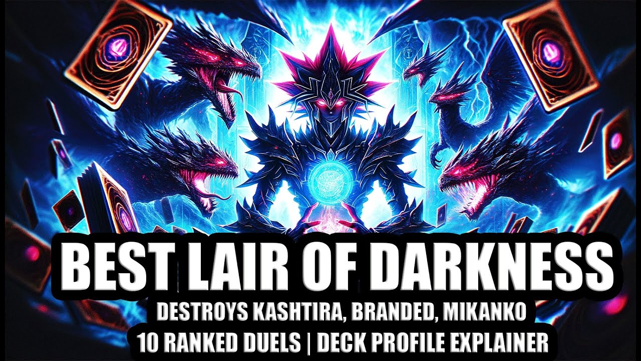 Best Lair of Darkness Deck in Master Duel OWNS the Yu-Gi-Oh Meta | 10 Ranked Duels | Deck Profile