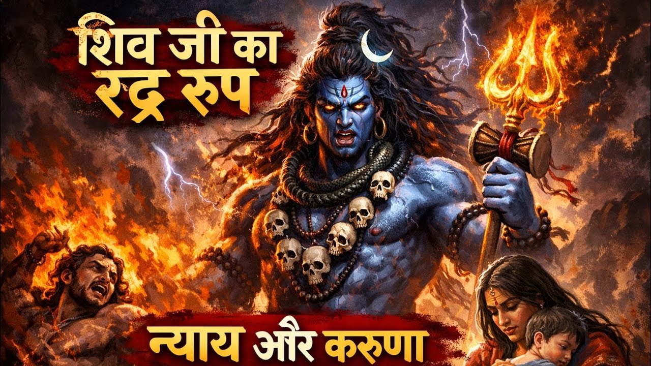 | शिव जी का रौद्र रूप | न्याय और करुणा की कहानी,🙏