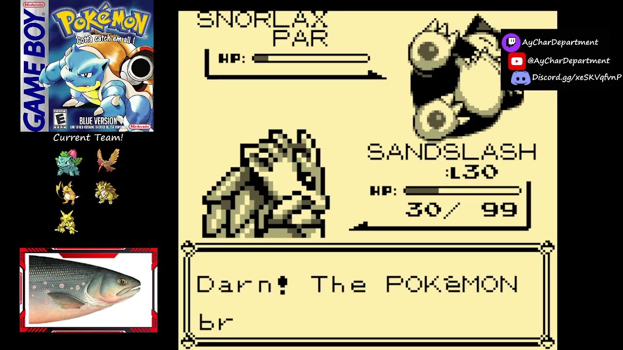 Waking up Snorlax! (Pokemon Blue)