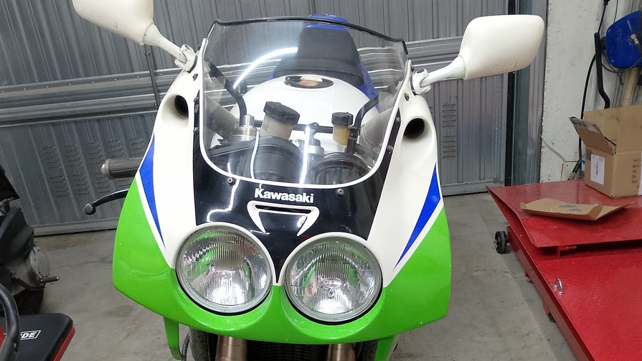 Restauro moto ferma da tempo Kawasaki zxr 750 impianto frenante parte 4 