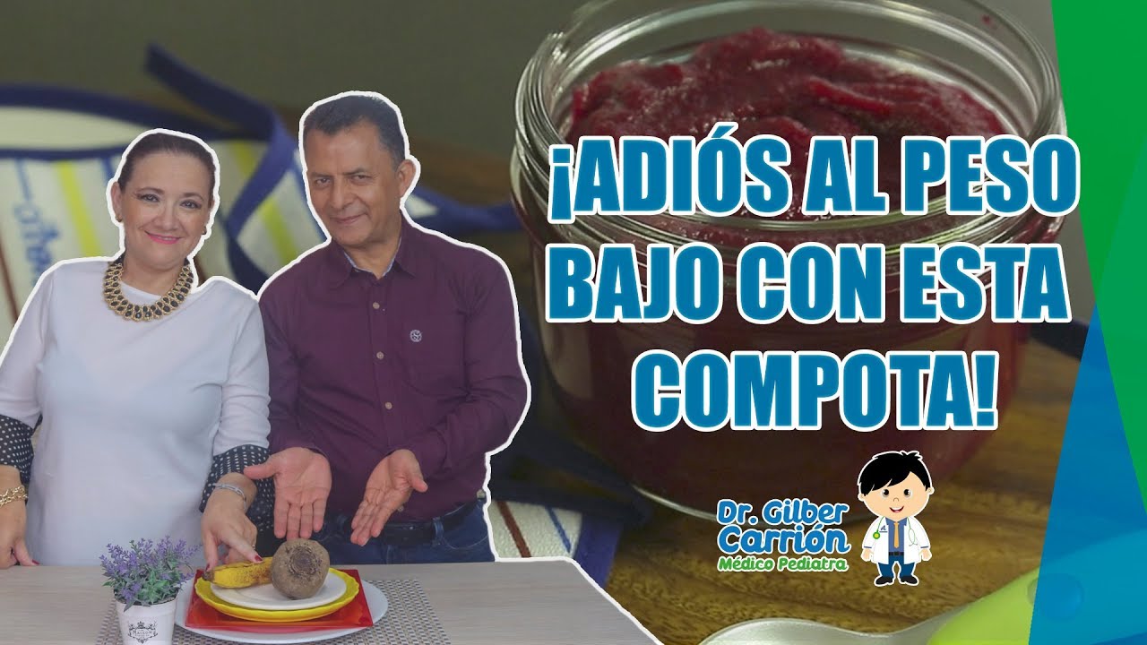 Compota de remolacha y banano para bebés| Dile ADIÓS al bajo peso