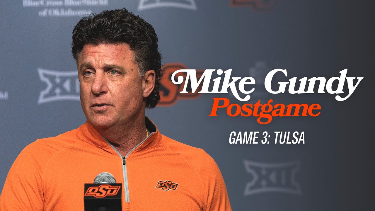 Mike Gundy Postgame - Oklahoma State vs. Tulsa (9-19-2025)